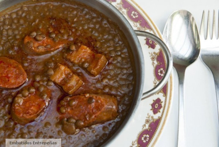 Lentilles avec chorizo 