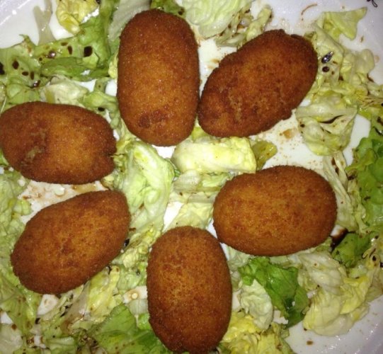 Croquetas de chorizo de Leon