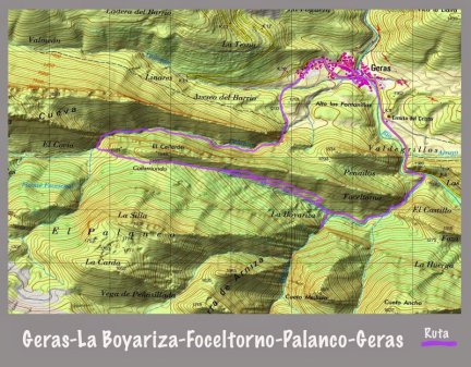 Ruta Geras, hayedo de la Boyariza, el Palanco, Geras