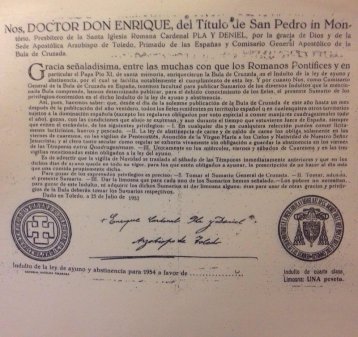 Bula Papal de Cruzada