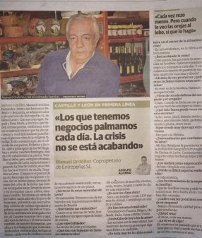 Entrevista a Manuel Ordoñez, propietario de Entrepeñas SL