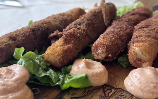 Receta de Espárragos con cecina de León al estilo “Cocinando con Rosi”